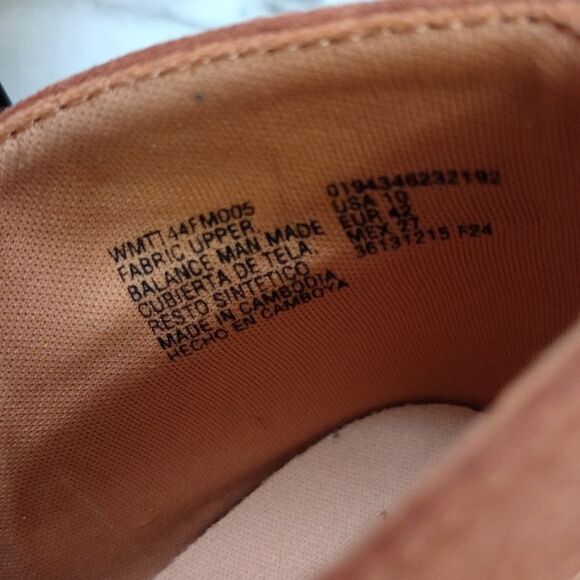 NWT Time and Tru Faux Suede Cognac Ankle Boots Size 10 - Picture 8 of 12